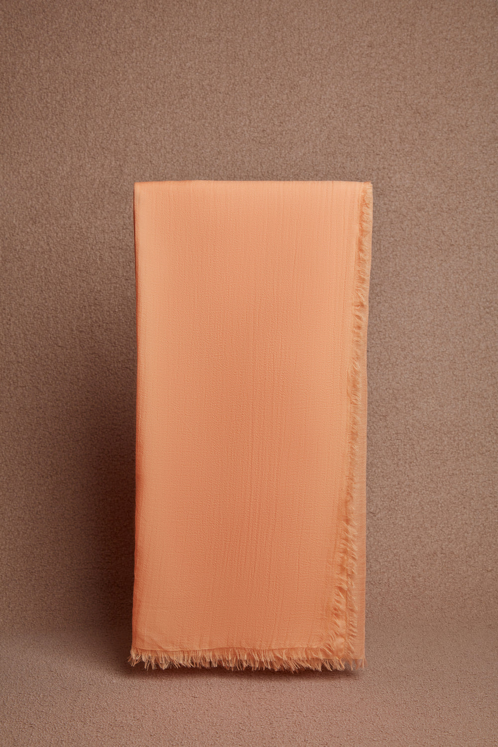 Botanical Dye Scarf in Fluorescent Orange Cashmere