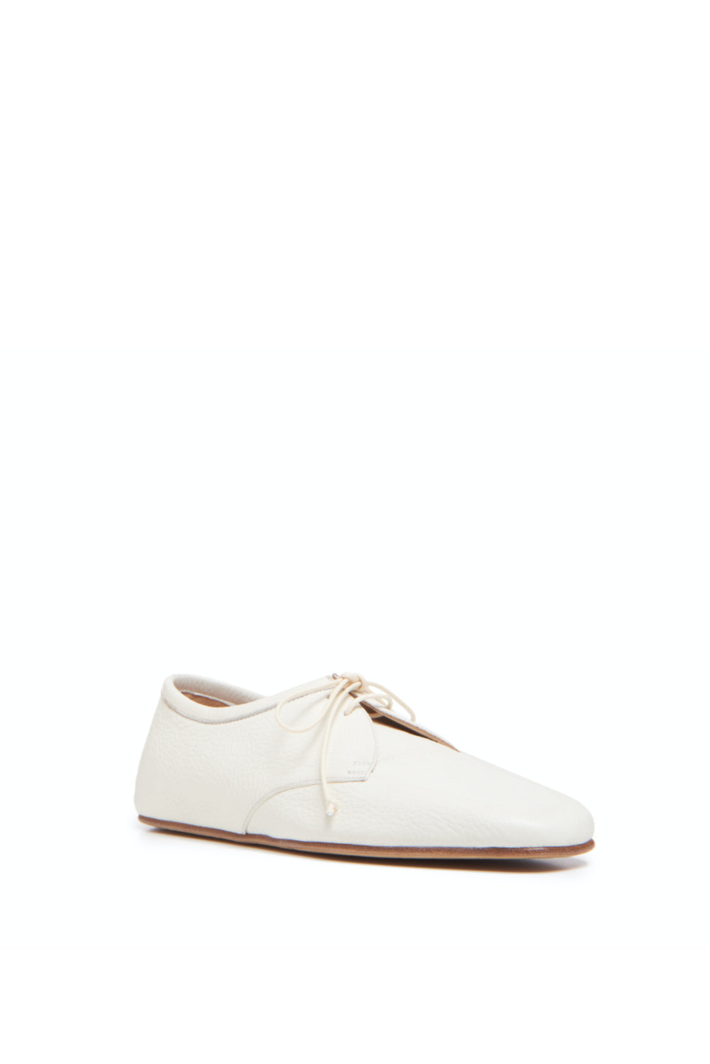 Luca Shoe in Cream Textured Leather