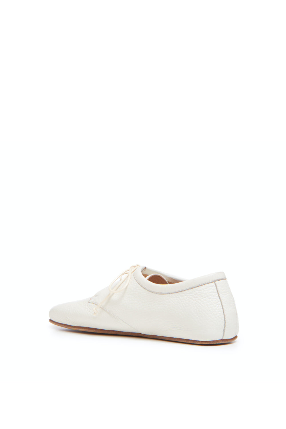 Luca Shoe in Cream Textured Leather