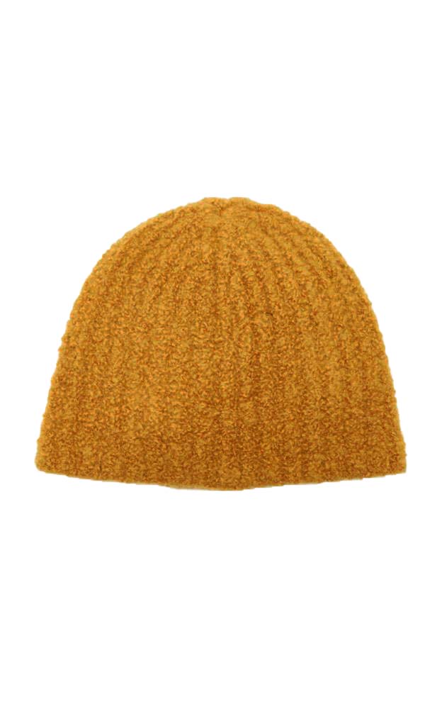 Lutz Knit Hat in Saffron Cashmere