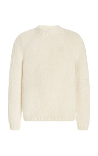 Lawrence Knit Sweater in Ivory Welfat Cashmere