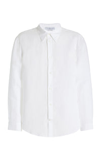 Quevedo Shirt in White Linen