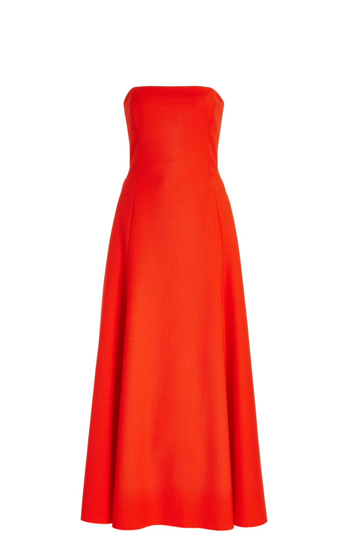 Arion Dress in Tonic Orange Sportswear Wool