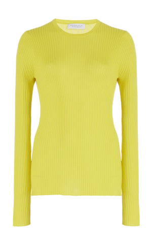 Browning Knit in Citrine Silk Cashmere