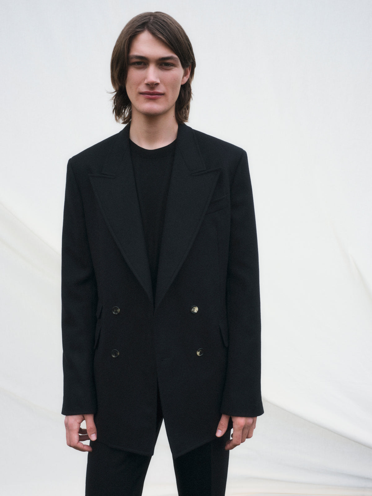 Sebastian Pant in Black Wool