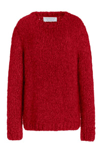 Lawrence Knit Sweater in Red Welfat Cashmere