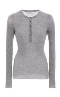 Julian Henley in Heather Grey Cashmere Silk