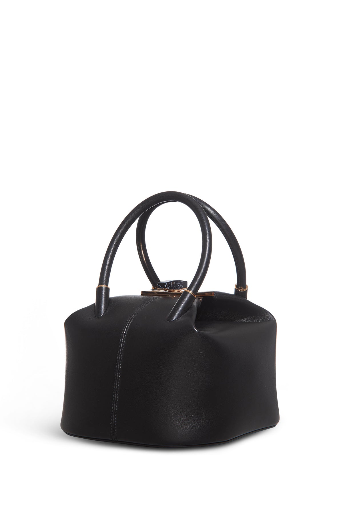 Baez Bag in Black Nappa Leather