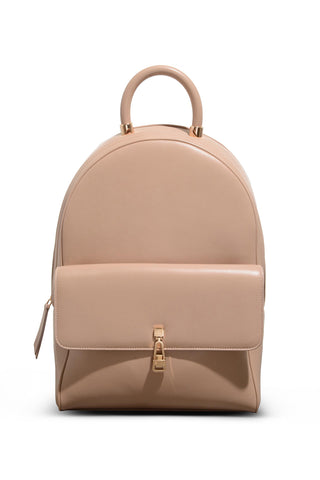 Nude Nappa Leather Billie Backpack - Front View | Gabriela Hearst