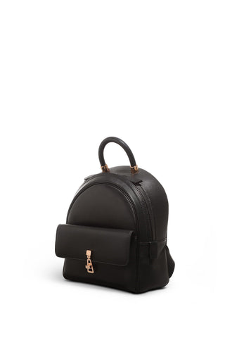 Mini Billie Backpack in Black Nappa Leather