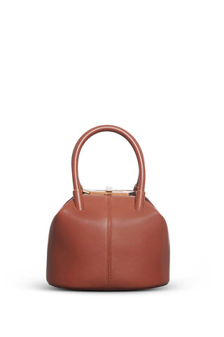 Baez Bag in Cognac Nappa Leather