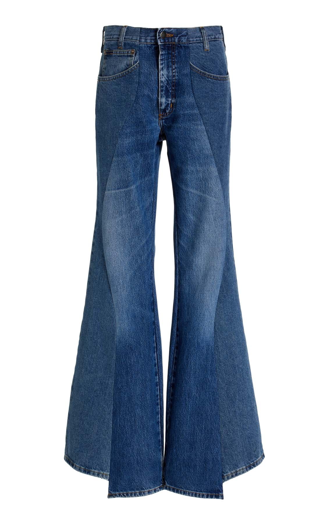 Buy Vintage Style Bell Bottom Jeans// Up-cycled Flared Leg Denim