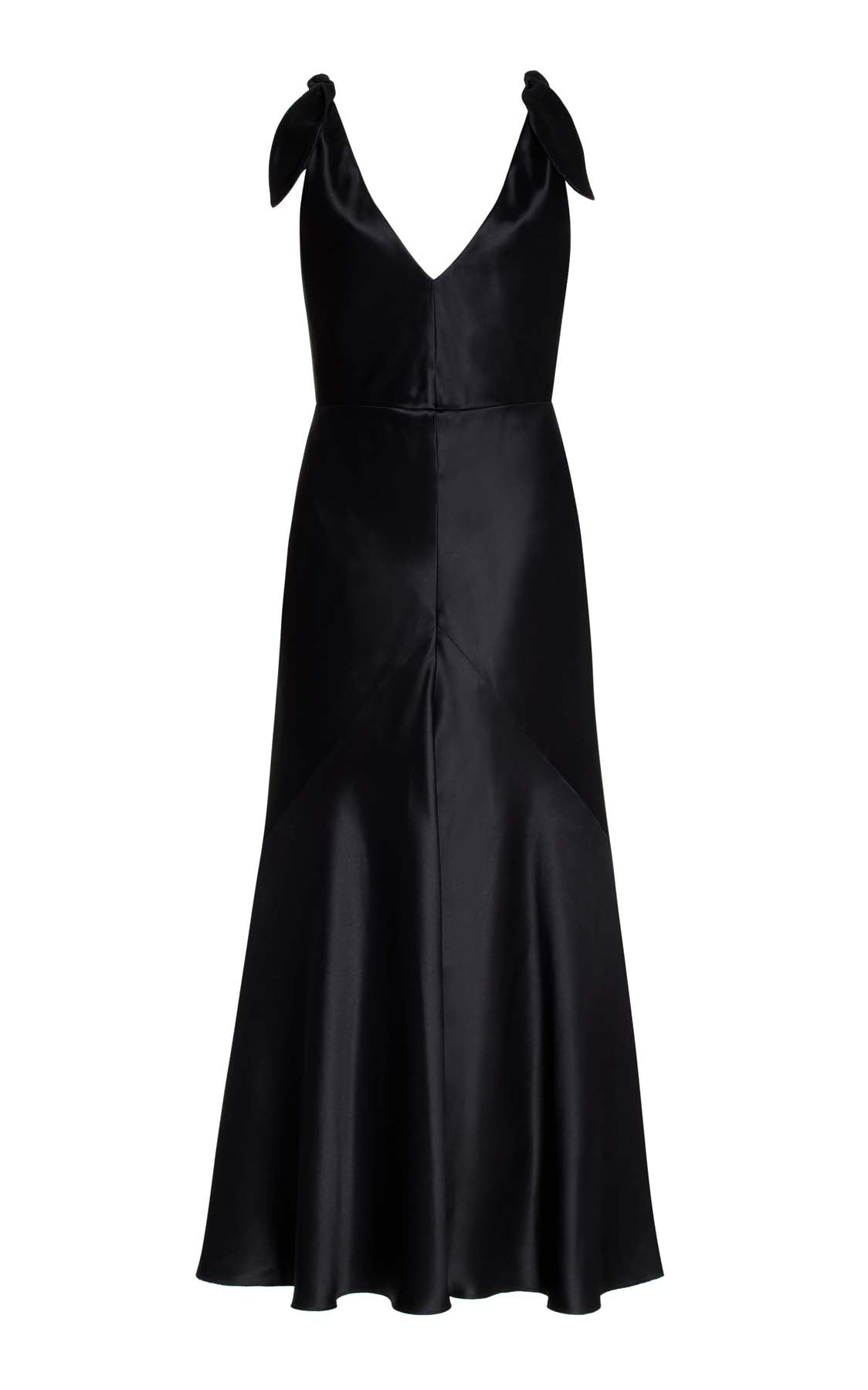 Havilland Dress in Black Silk