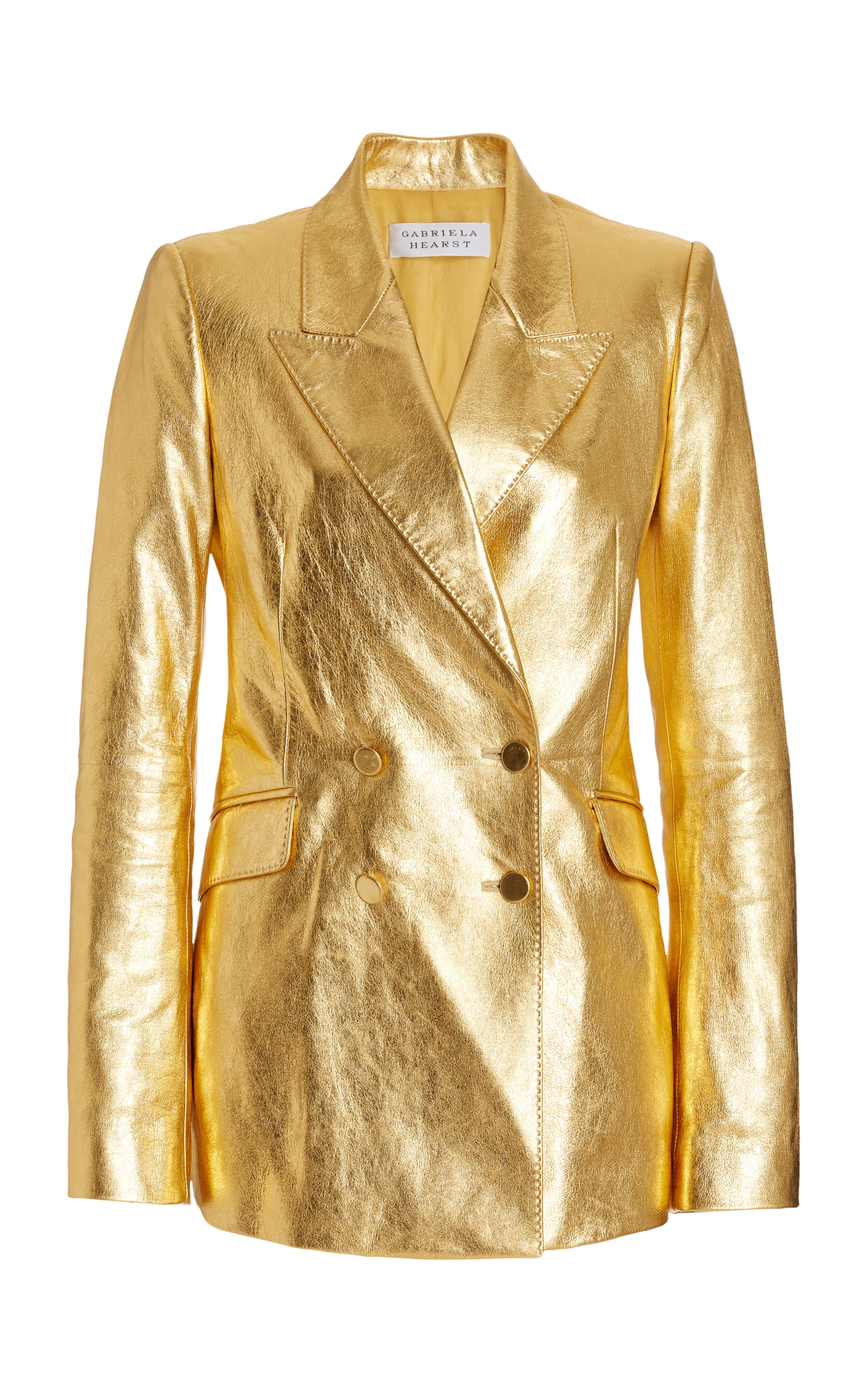 アウターその他 GABRIELA HEARST Women Outer 2255083S127 GNM GOLD Gabriela Hearst Giulia Dress in Black & Gold | FWRD