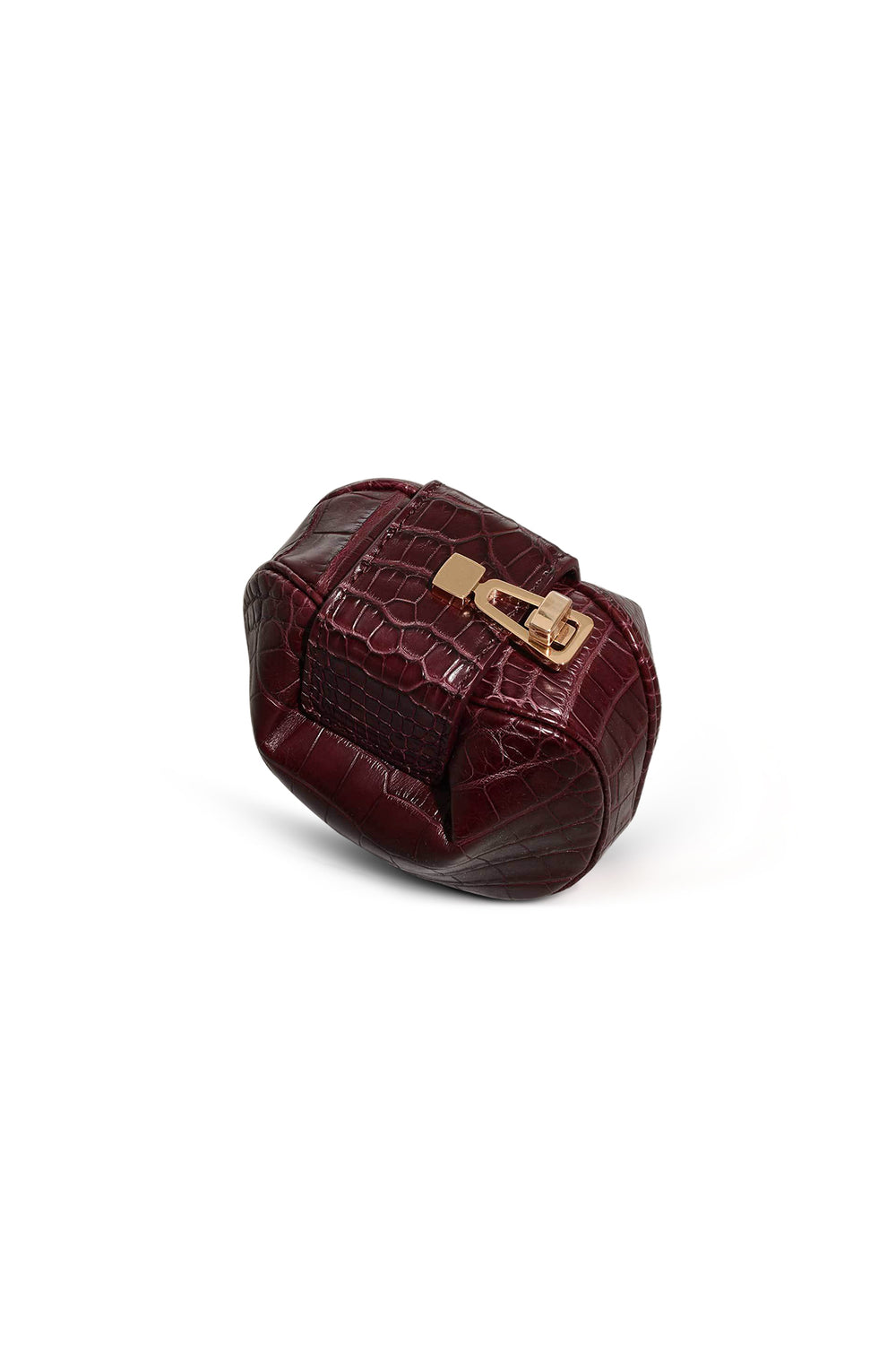 Burgundy best sale croc purse