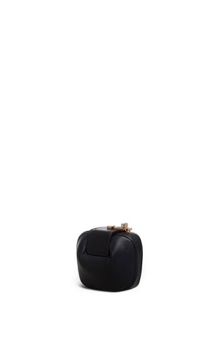 Black Nappa Leather Rafaela Coin Purse - Side View | Gabriela Hearst