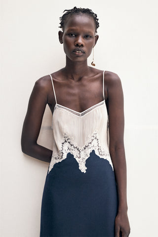 18K Gold Venus Shell Earring - On Model Styled Look | Gabriela Hearst