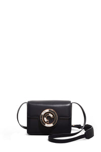 Janis Crossbody Bag in Navy Nappa Leather