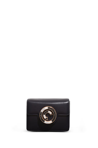 Janis Crossbody Bag in Navy Nappa Leather