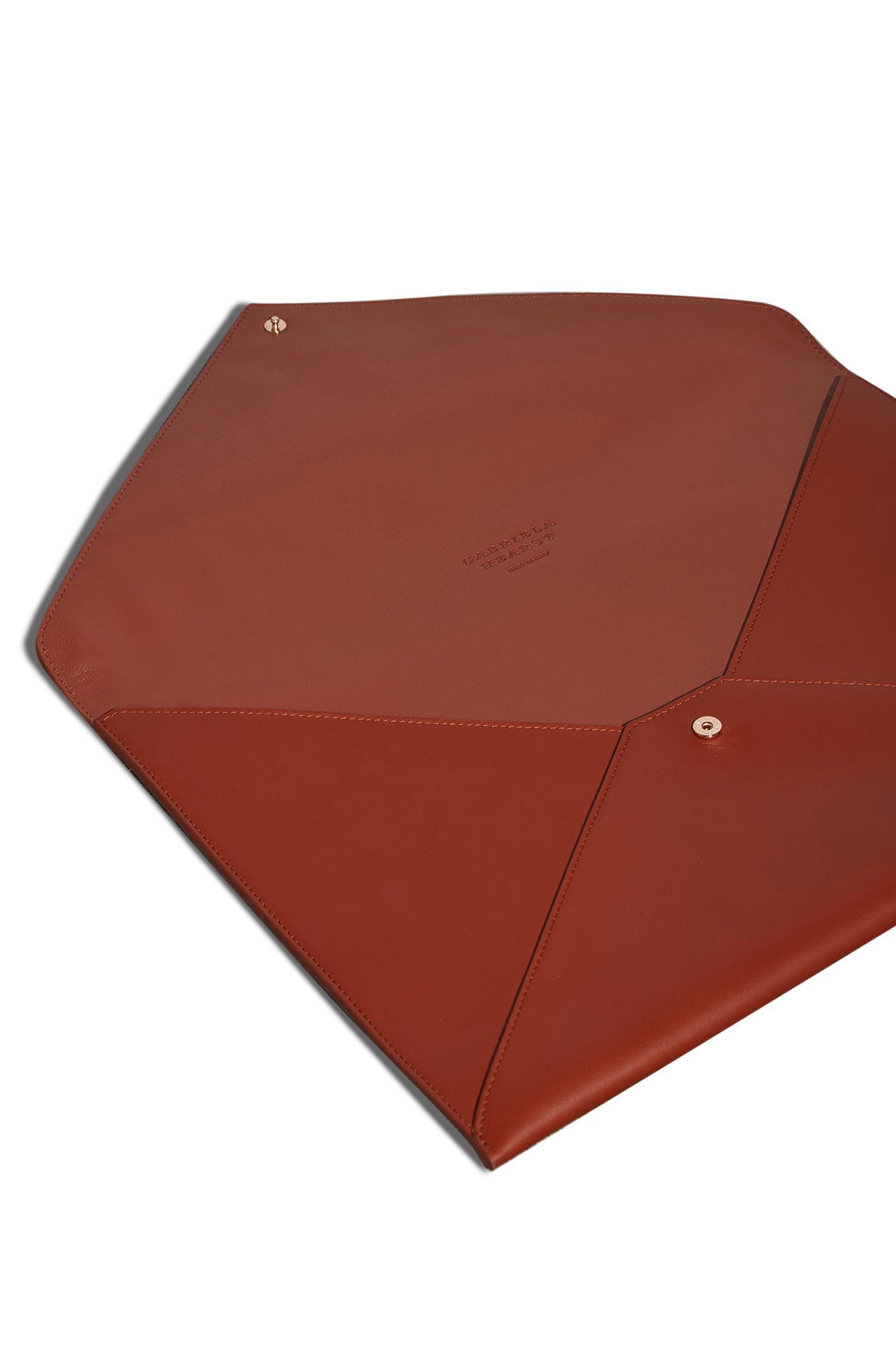 Large Envelope in Cognac Nappa Leather