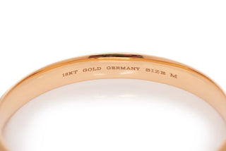 18K Gold Bangle - Interior Marking Detail Germany Size M | Gabriela Hearst