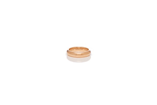 18K Rose Gold Ring Interior - Engraved Detail | Gabriela Hearst