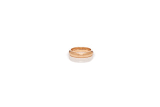 18K Rose Gold Ring - Inner Brand Engraving Detail | Gabriela Hearst
