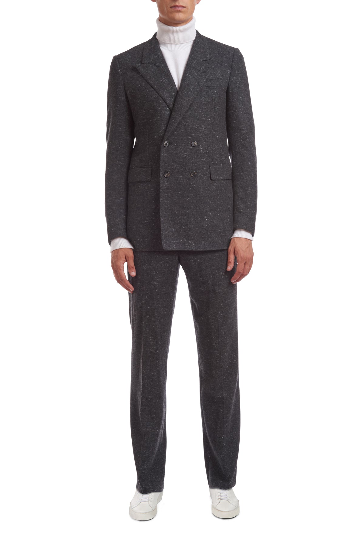 Kingsley Jacket in Dark Grey Cashmere