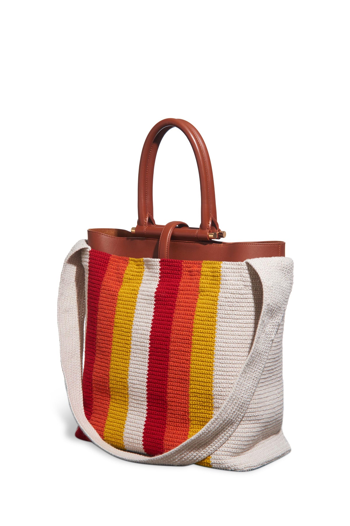 ★HPLLY LOVES LOVE★ Knit Bag[Multi stripe] HOLLY LOVES LOVE Bags | Modalova