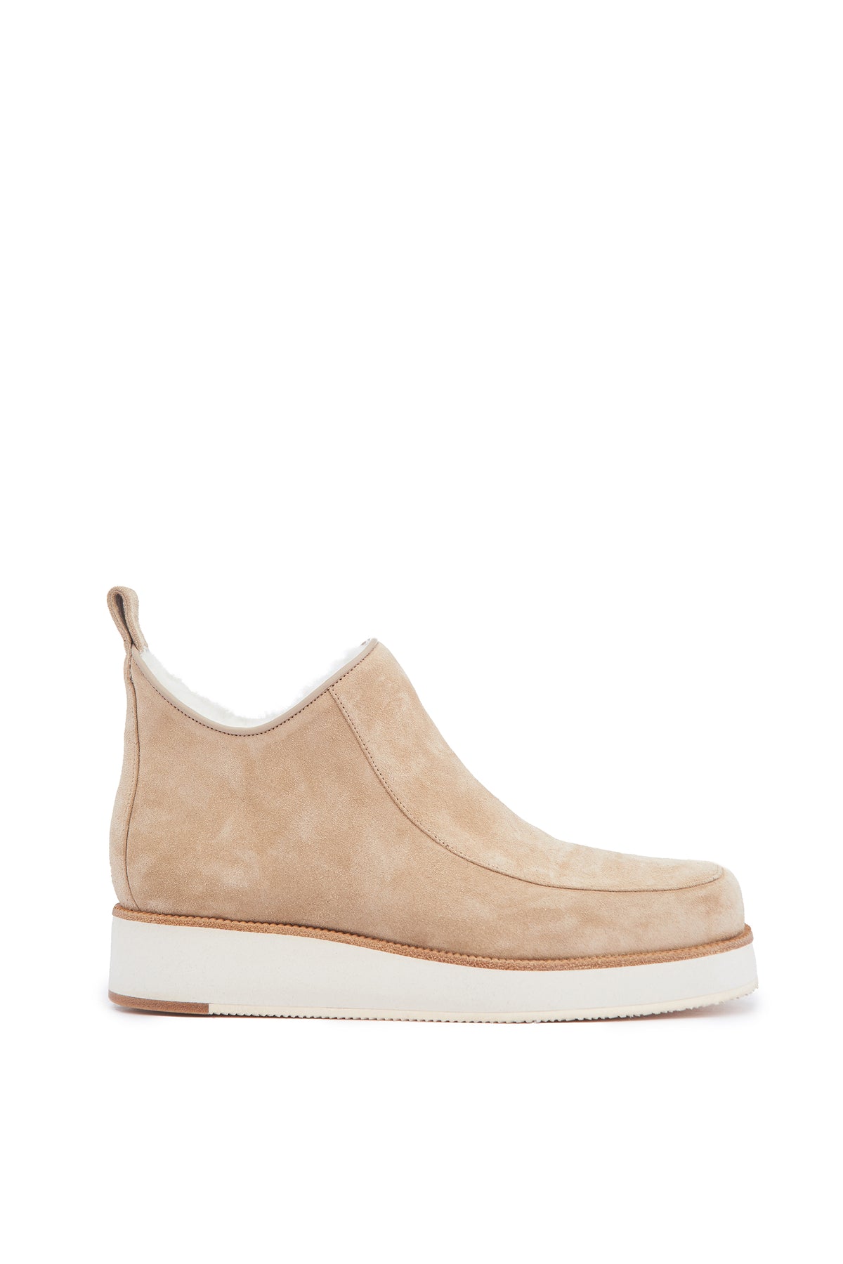 Harry Boot in Beige Suede