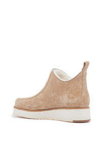 Harry Boot in Beige Suede