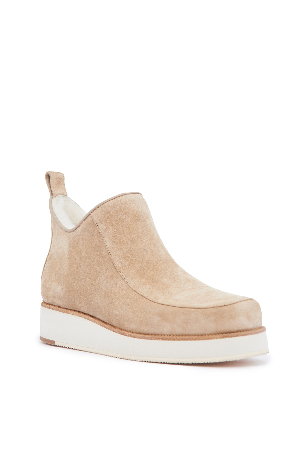 Harry Boot in Beige Suede