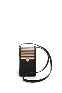 Mabel Phone Case in Black Nappa Leather