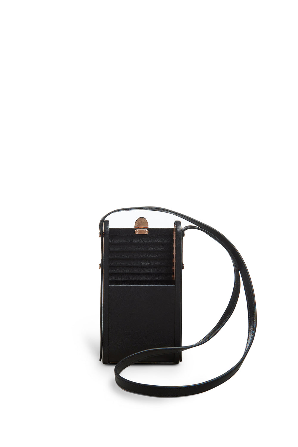 Mabel Phone Case in Black Nappa Leather