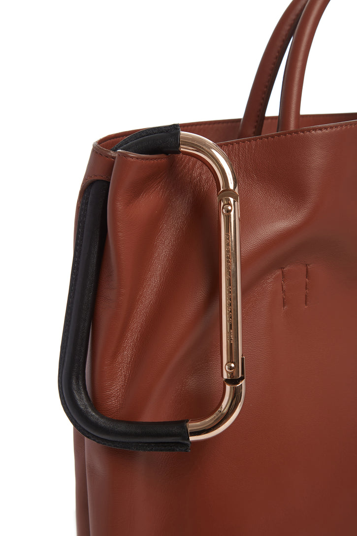 Eileen Tote Bag in Cognac Leather