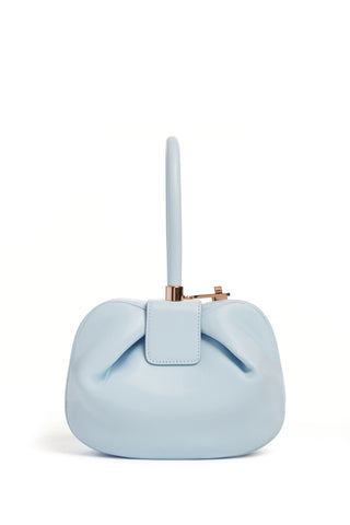 Light Blue Nappa Leather Nina Bag - Front View | Gabriela Hearst