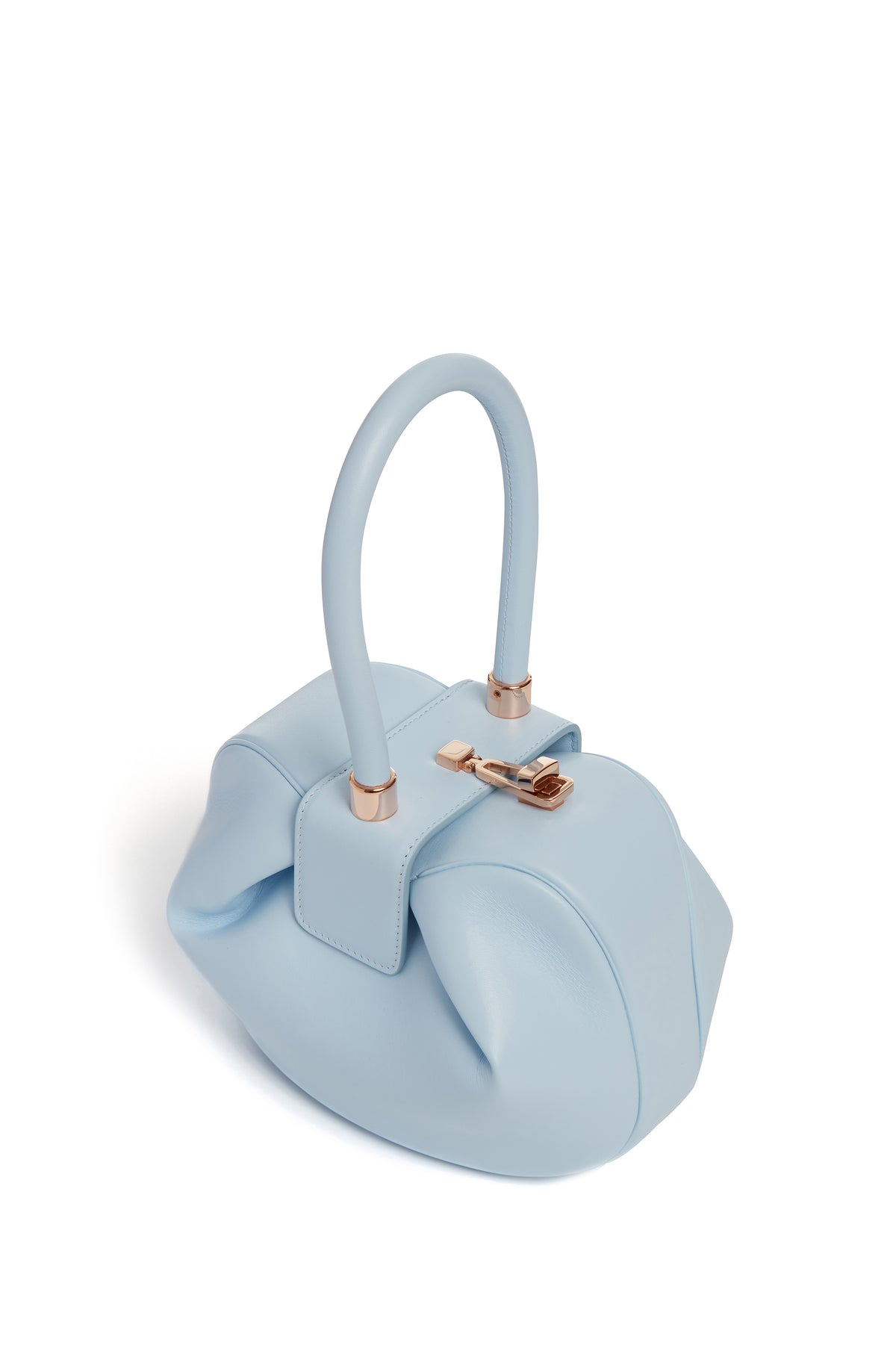 Nina Bag in Light Blue Nappa Leather