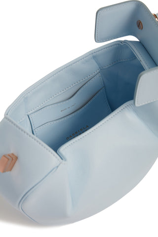 Light Blue Demi Bag Interior - Open View | Gabriela Hearst