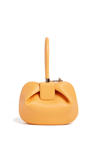 Fluorescent Orange Nappa Leather Nina Bag - Front View | Gabriela Hearst