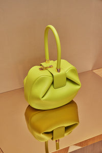 Nina Bag in Lime Adamite Nappa Leather