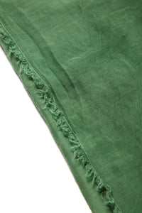 Severino Botanical Dyed Scarf in Aventurine Green Cashmere