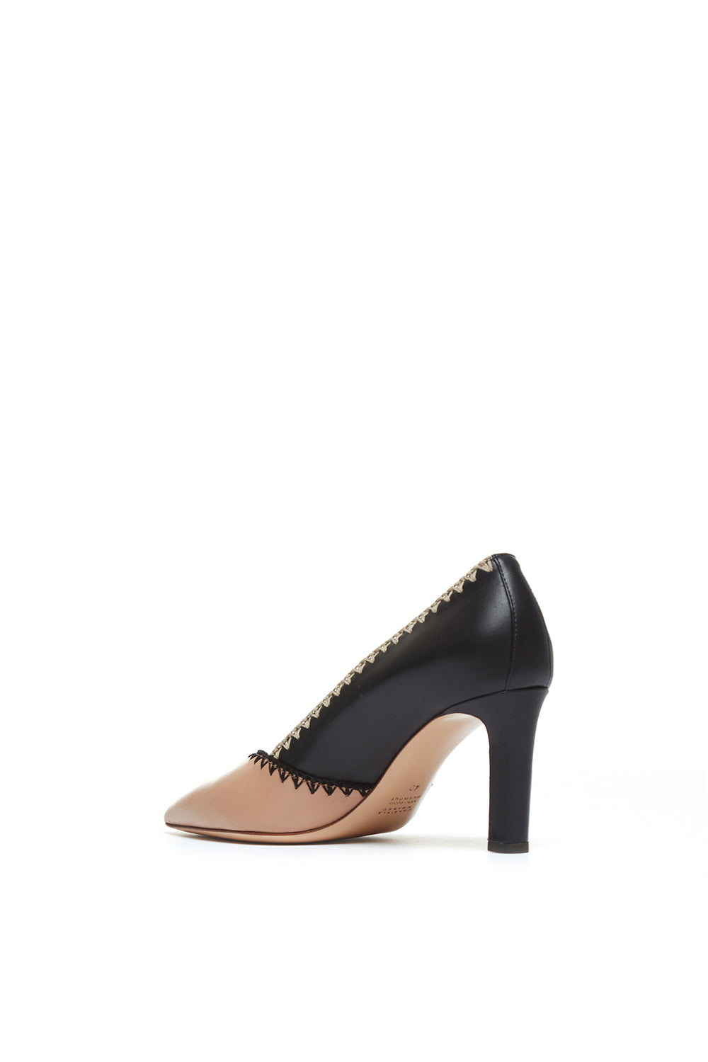 Aster Heel in Camel Multi Nappa Leather