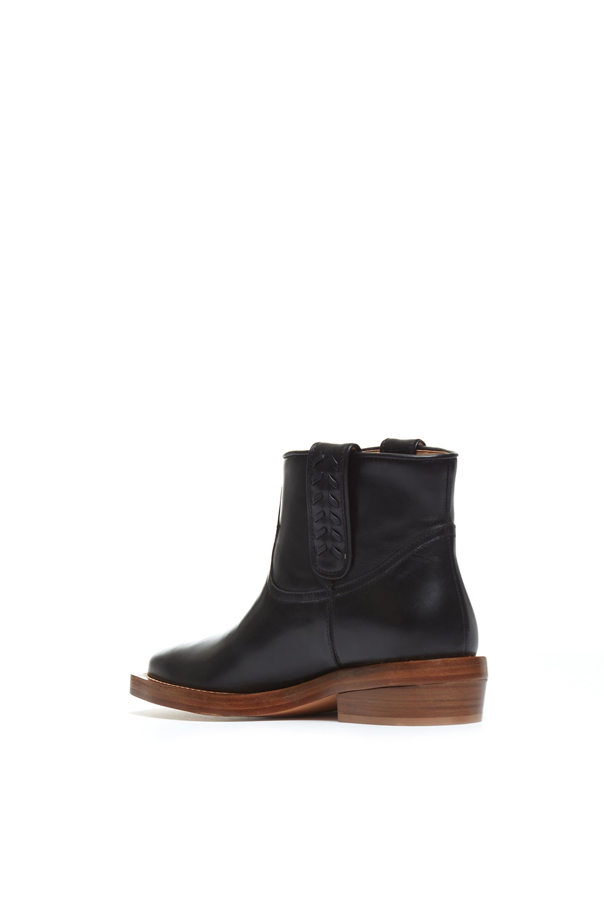 Reza Ankle Boot in Black Leather