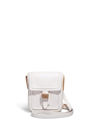 Marvelle Crossbody Bag in Ivory Nappa Leather