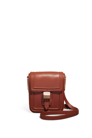 Marvelle Crossbody Bag in Cognac Nappa Leather