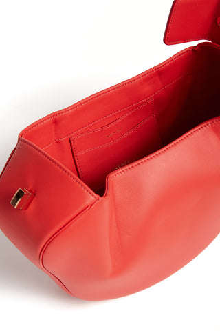 Spice Red Nappa Leather Nina Bag - Interior Detail | Gabriela Hearst