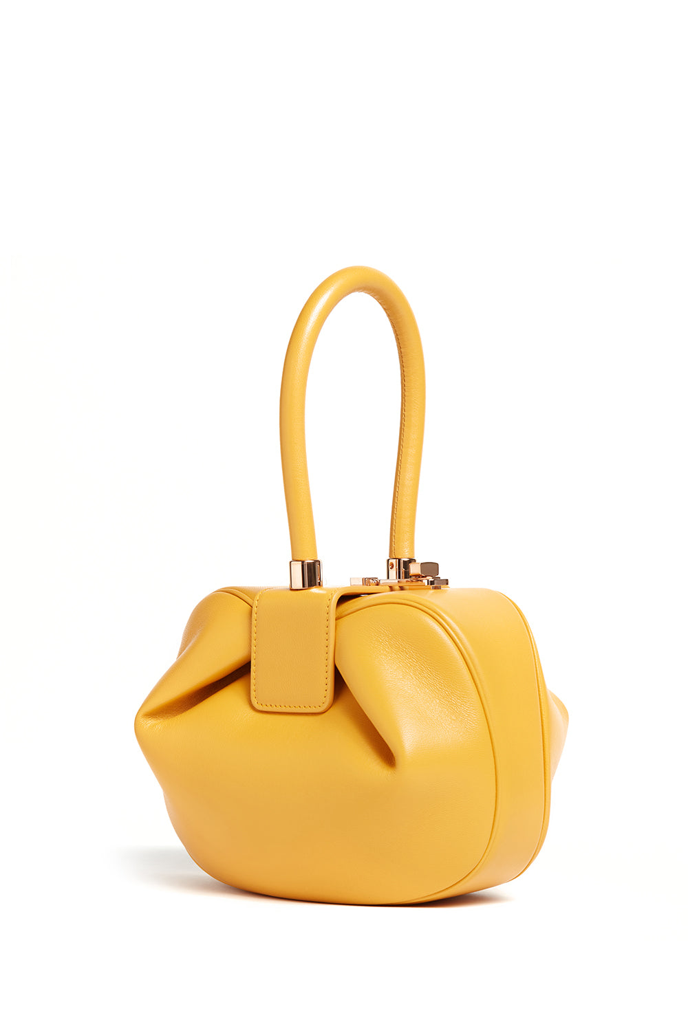 Nina Bag in Yellow Nappa Leather