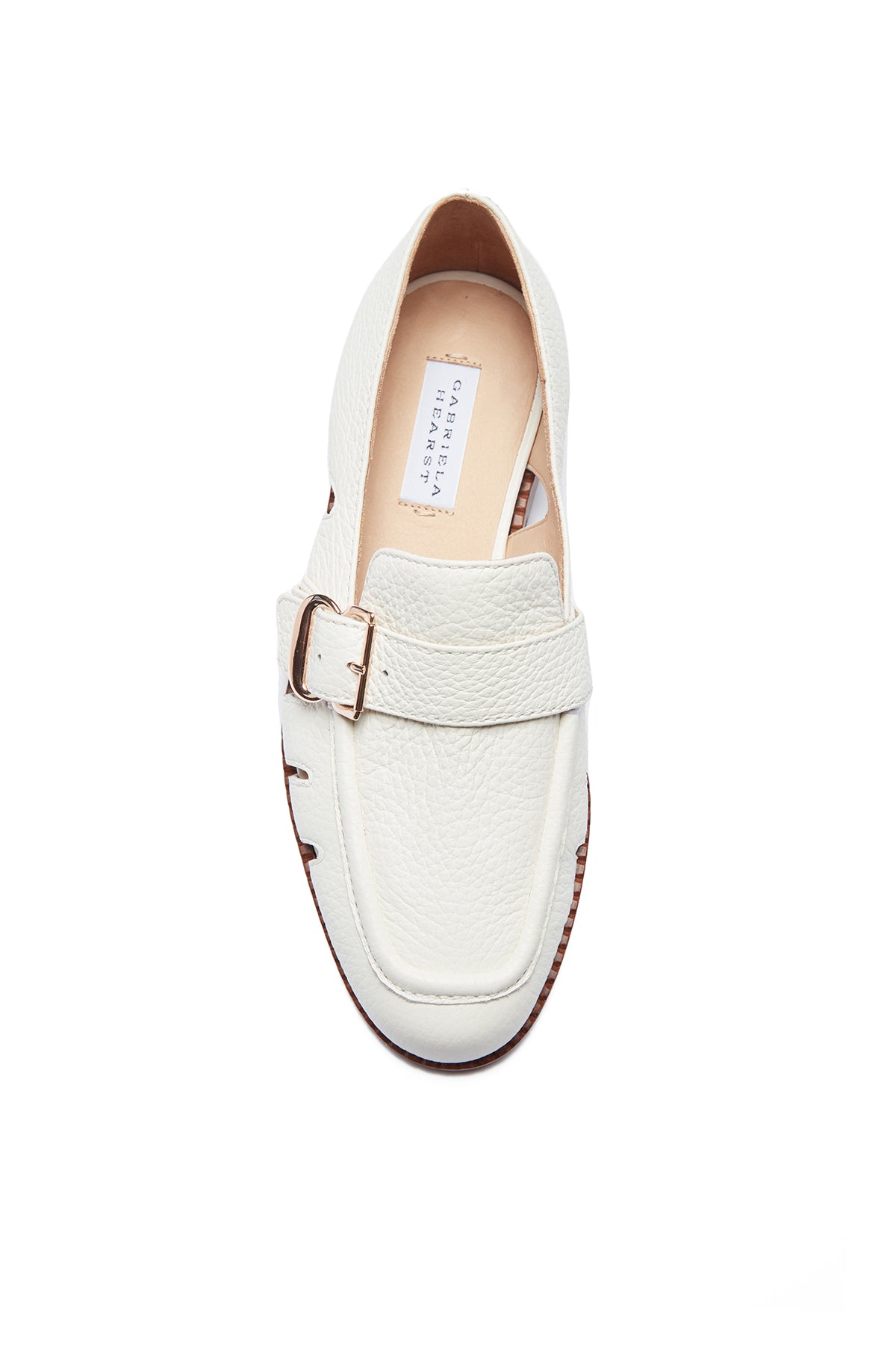 Simon Loafer in Cream Leather