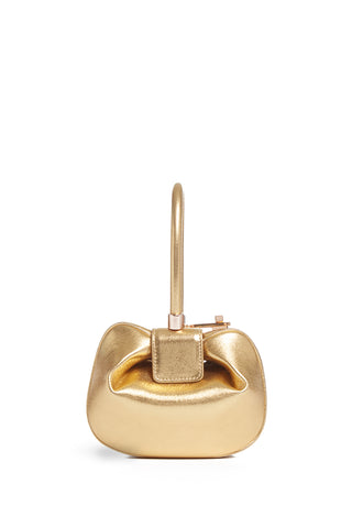 Demi Bag in Gold Metallic Nappa Leather