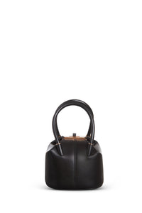 Mini Baez Bag in Black Nappa Leather